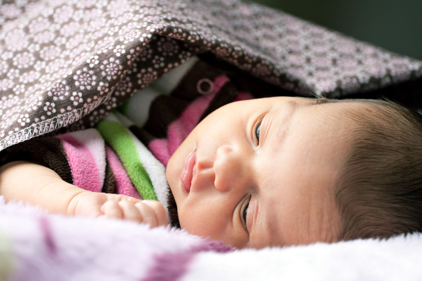Newborn baby sleeping